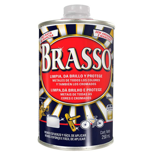 Brasso Brillante Crema 250 Grs