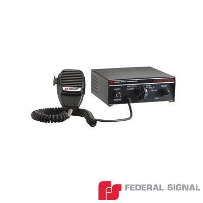 Sirena Compacta Serie PA-300 de 100 W de potencia, con tono PRIORITARIO, ideal para VehÃ­culos Oficiales