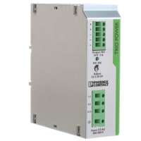 Fuente de alimentación, AC-DC, 24V, 5A, 320-575V adentro, incluido, montaje del carril del estruendo, 120W, serie del TRÍO