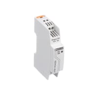 Fuente de alimentación, AC-DC, 12V, 1A, 100-240V adentro, incluido, montaje del carril del estruendo, 12W, serie del PASO