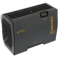 Power Supply, AC-DC, 24.7V, 20A, 85-264V adentro, Enclosed, DIN Rail Mount, 494W, X Series