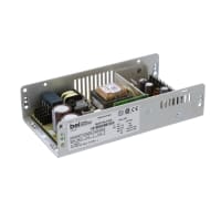 fuente de alimentación, AC-DC, 26V, 5.4A, 90-132/175-264V adentro, marco abierto, Pnl Mnt, serie MAP130