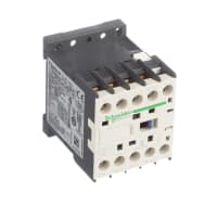 Contactor LP1 miniatura, 10 CABALLOS DE FUERZA en 575/600VAC, 3P, 24VDC, serie de los micrones de TeSys