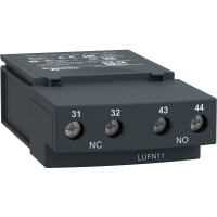 Auxiliary Contacts Module, 5A, 1NO-1NC, DIN Rail Mount, TeSys U Series