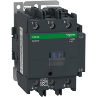 No-Invirtiendo el contactor, 3-P 80A 120VAC, 3NO, NO+NC aux., serie de TeSys Deca