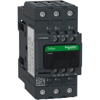 Contactor LC1D, IEC, 120VAC, 65A, 3P, carril del estruendo, serie de TeSys Deca