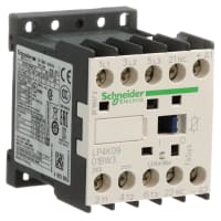 No-Invertir el contactor LP4 24VDC, 9A, 3P, carril del estruendo, serie de los micrones de TeSys