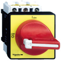 Interruptor No-Fusible de la desconexión, 3 poste, montaje de la puerta, 32 A, kilovatio de 15, IP20, IP65