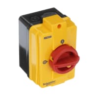Interruptor No-Fusible de la desconexión, 3 poste, montaje de la puerta, 10 A, kilovatio de 4, IP55