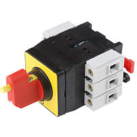 Interruptor No-Fusible de la desconexión, 3 poste, 25 A, 11 W, IP20, IP65