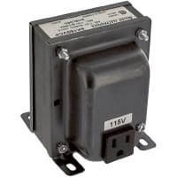 TRANSFORMADOR, AISLAMIENTO, EN: 115V, 50/60HZ, HACIA FUERA: 115V, 100VA, 6 ' CORD, PLUG&RECEPTACLE