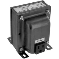 TRANSFORMADOR, AISLAMIENTO, EN: 115V, 50/60HZ, HACIA FUERA: 115V, 150VA, 6 ' CORD, ENCHUFE y RECEPTACL