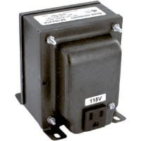 TRANSFORMADOR, AISLAMIENTO, EN: 115V, 50/60HZ, HACIA FUERA: 115V, 250VA, 6 ' CORD, PLUG&RECEPTACLE