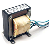 TRANSFORMADOR, BAJA POTENCIA, 117V 50/60 HZ, 24.0VCT@6.000A, CONDUCTORES