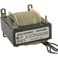 TRANSFORMER, LOW POWER, 117V, 50/60HZ, @ 4.000A, LEADS de 36.0 VCT