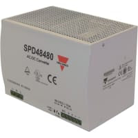 Fuente de alimentación, AC-DC, 48V, 10A, 93-264V adentro, incluido, estruendo montaje en riel, 480W, serie del SPD