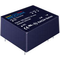 Fuente de alimentación, AC-DC, 12V, 0.333A, 90-264V adentro, incluido, Por-Agujero del PWB, 4W, serie RAC04