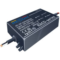 Fuente de alimentación, AC-DC, 28V, 2.14A, 90-264V adentro, encapsulado, conductor del LED, serie RACD60