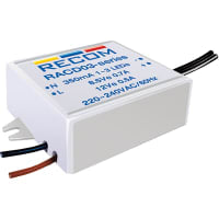 Power Supply, AC-DC, 6V, 0.7A, 90-264V adentro, Sealed, Panel Mnt, LED Driver, RACD03 Series