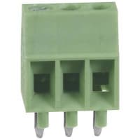 Serie terminal de la posición COMBICON MPT del tornillo 2.54m m 20AWG 160V 6A 3 del PWB