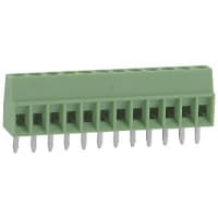 Serie terminal de la posición COMBICON MPT del tornillo 2.54m m 12 20AWG 160V 6A del PWB
