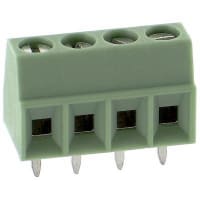 PCB Terminal Screw 3.5m m 16AWG 200V 13.5A 4 Position COMBICON MKDS Series