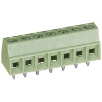 PCB Terminal Screw 3.5m m 16AWG 200V 13.5A 7 Position COMBICON MKDS Series