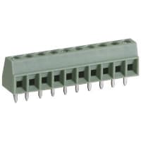 PCB Terminal Screw 3.5m m 16AWG 200V 13.5A 10 Position COMBICON MKDS Series