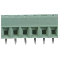 Serie terminal de la posición COMBICON MKDS del tornillo 3.81m m 6 16AWG 200V 13.5A del PWB