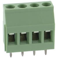 PCB Terminal Screw 5m m 12AWG 400V 24A 4 Position COMBICON MKDS Series