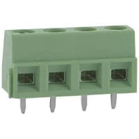 Serie terminal de la posición COMBICON MKDSN del tornillo 5.08m m 16AWG 400V 13.5A 4 del PWB