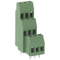 Serie terminal de la posición COMBICON MK3DS del tornillo 5.08m m 3 12AWG 400V 17.5A del PWB