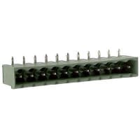 Serie Pluggable de la posición COMBICON MSTBA del jefe 5m m 12AWG 320V 12A 11