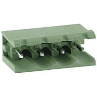 Serie Pluggable de la posición COMBICON MSTBV del jefe 5.08m m 12AWG 320V 12A 4