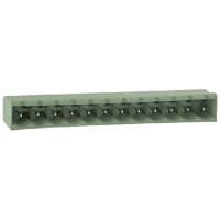 Serie Pluggable de la posición COMBICON MSTBVA del jefe 5.08m m 12AWG 320V 12A 12