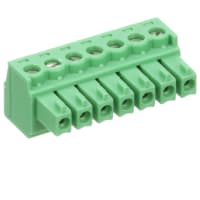 Serie de la posición COMBICON bujía métrica del tornillo de enchufe del PWB 3.81m m 16AWG 160V 8A 7