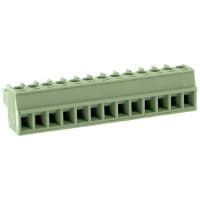Serie de la posición COMBICON bujía métrica del tornillo de enchufe del PWB 3.81m m 16AWG 160V 8A 13