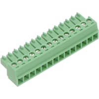 Serie de la posición COMBICON bujía métrica del tornillo de enchufe del PWB 3.81m m 16AWG 160V 8A 14