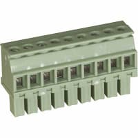 Serie de la posición COMBICON MCVW del tornillo de enchufe del PWB 3.81m m 16AWG 160V 8A 9