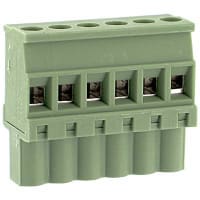 Serie de la posición COMBICON MVSTBW del tornillo de enchufe del PWB 5m m 12AWG 320V 12A 6