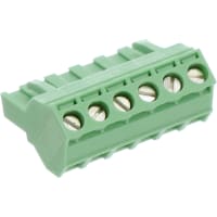Serie de la posición COMBICON SMSTB del tornillo de enchufe del PWB 6 5.08m m 12AWG 320V 12A