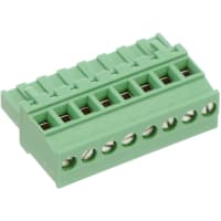 Serie de la posición COMBICON MVSTBR del tornillo de enchufe del PWB 8 5.08m m 12AWG 320V 12A