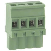 Serie de la posición COMBICON MVSTBW del tornillo de enchufe del PWB 5.08m m 12AWG 320V 12A 4