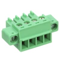 Serie de la posición COMBICON bujía métrica del tornillo de enchufe del PWB 3.81m m 16AWG 160V 8A 4