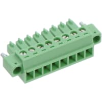 Serie de la posición COMBICON bujía métrica del tornillo de enchufe del PWB 3.81m m 16AWG 160V 8A 8