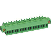 Serie de la posición COMBICON bujía métrica del tornillo de enchufe del PWB 3.5m m 16AWG 160V 8A 16