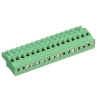 Serie de la posición COMBICON MVSTBR del tornillo de enchufe del PWB 16 5.08m m 12AWG 320V 12A