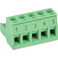 Serie de la posición COMBICON MSTB del tornillo de enchufe del PWB 5.08m m 12AWG 320V 12A 5