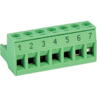Serie de la posición COMBICON MSTB del tornillo de enchufe del PWB 5.08m m 12AWG 320V 12A 7