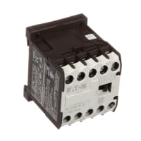 Los contactores, mini, 3-Pole, 6 A, enmarcan A, 1NO aux., bobina de 24 VDC, tornillo, serie de XT